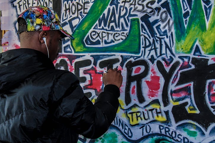 graffiti mural
