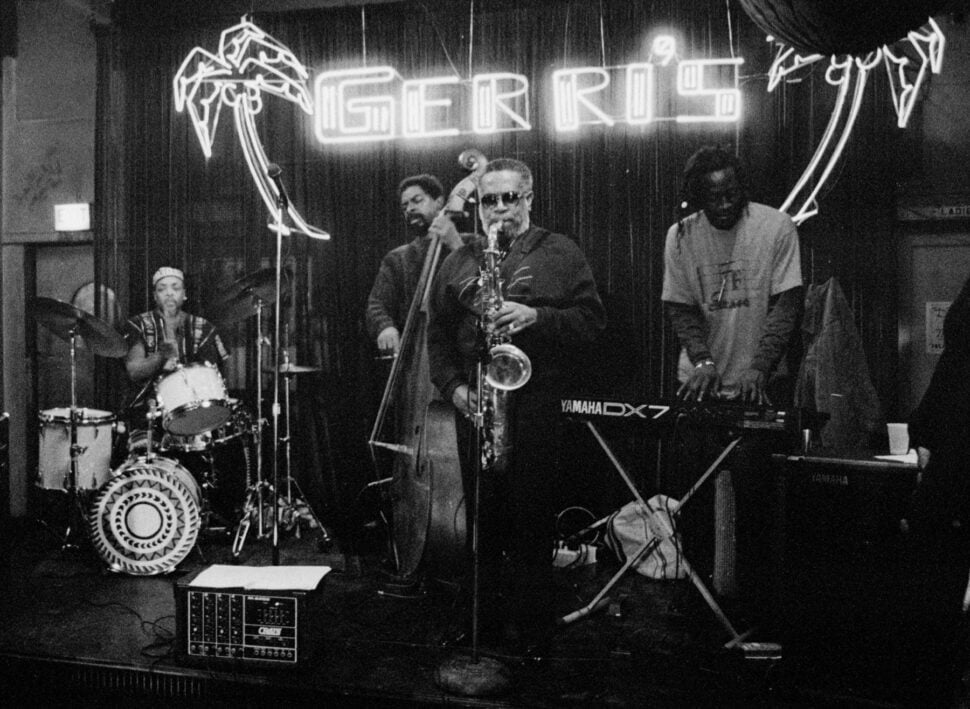 Evod Magek's One Family Band performs at the historic Palm Tavern located on 47th street in the Bronzeville