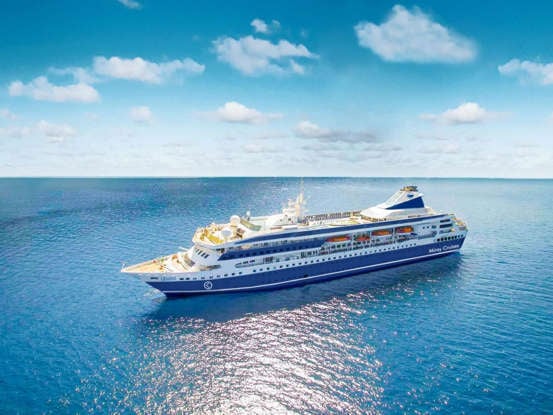 Life At Sea cruise ship in the sea