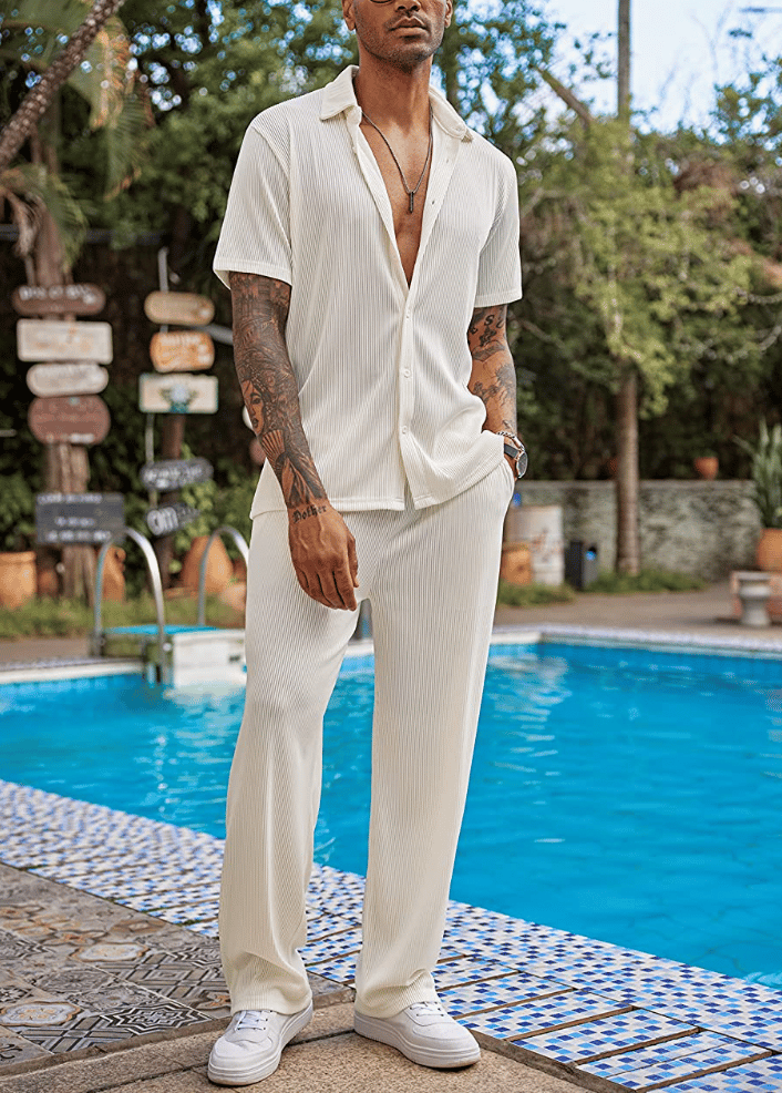 Coofandy Men's Casual Two-Piece Set