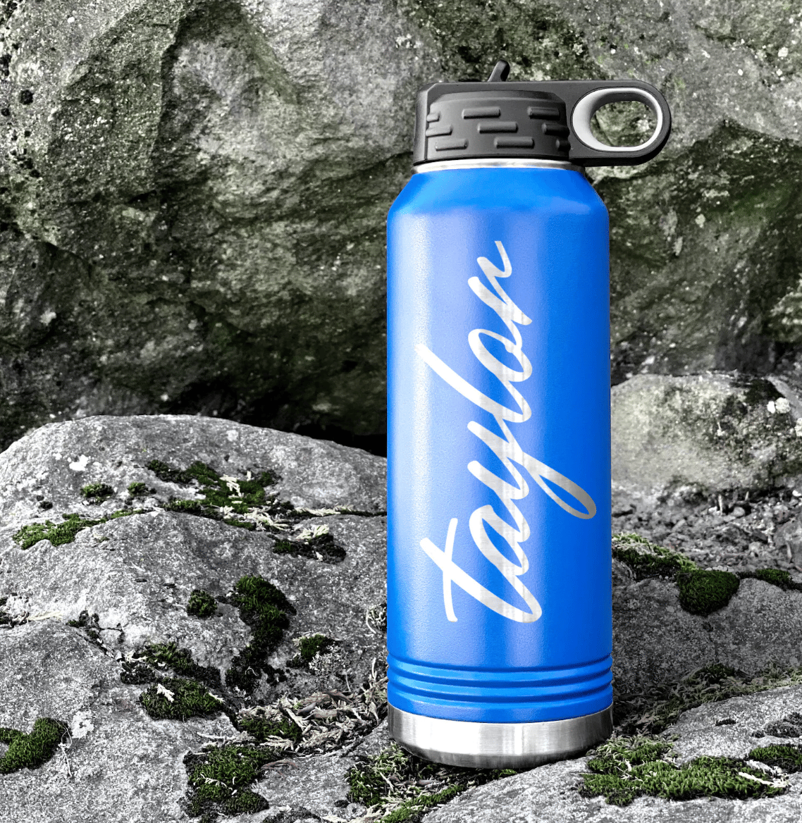 EcoEngrave Personalized Water Bottle