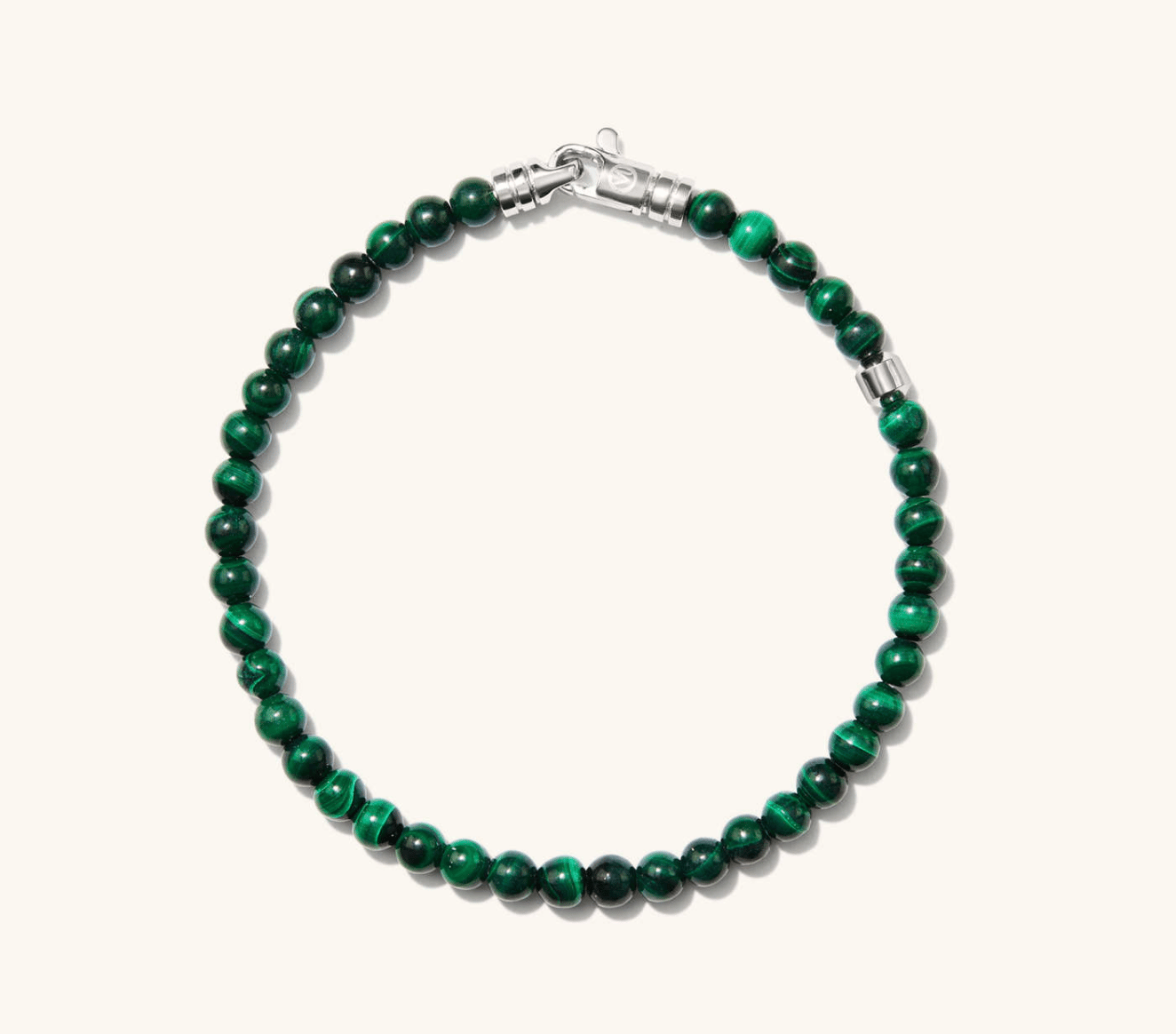 Mejuri 4mm Gemstone Beaded Bracelet