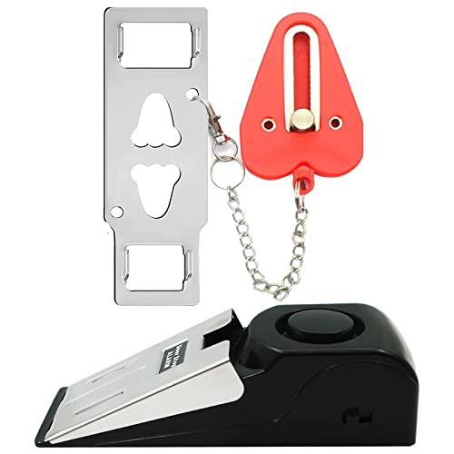 HNHMT Portable Door Lock & Door Stop Alarm