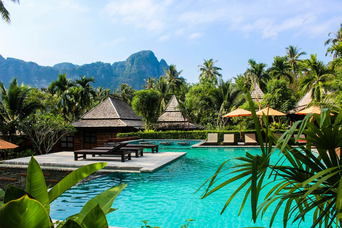 beautiful scenic hotel