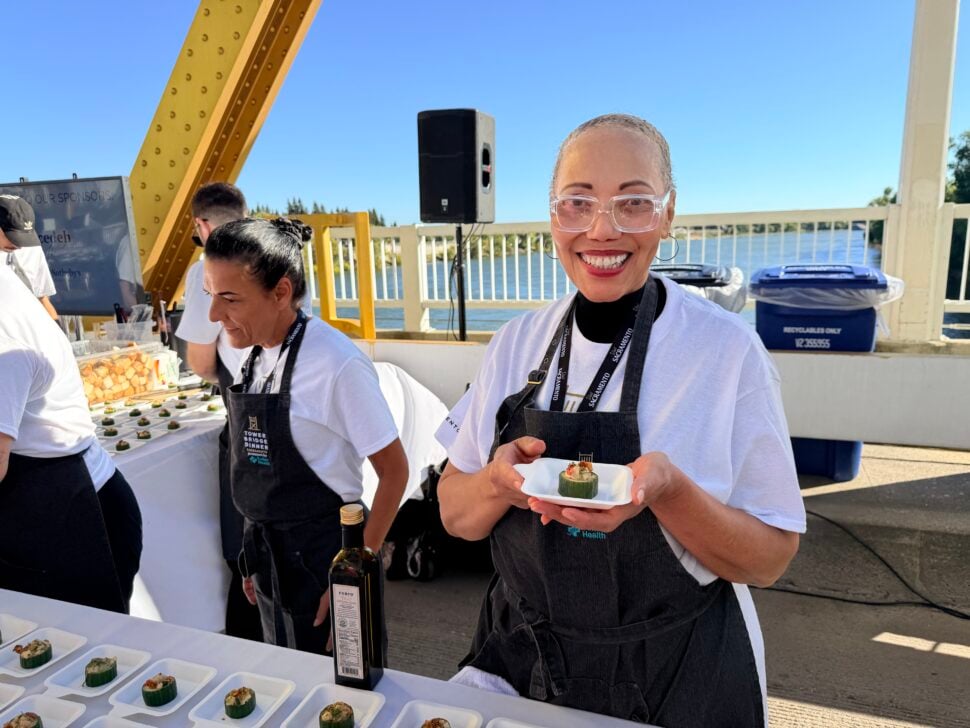 Chef Nina Curtis of Plant’ish & Co. at the Sacramento Tower Bridge Dinner