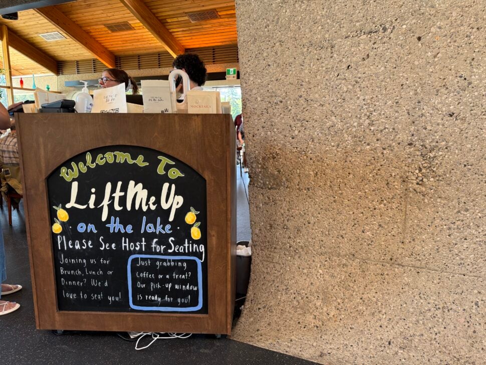 Lift Me Up on the Lake Tiramisu in Edmonton, Alberta, Canada