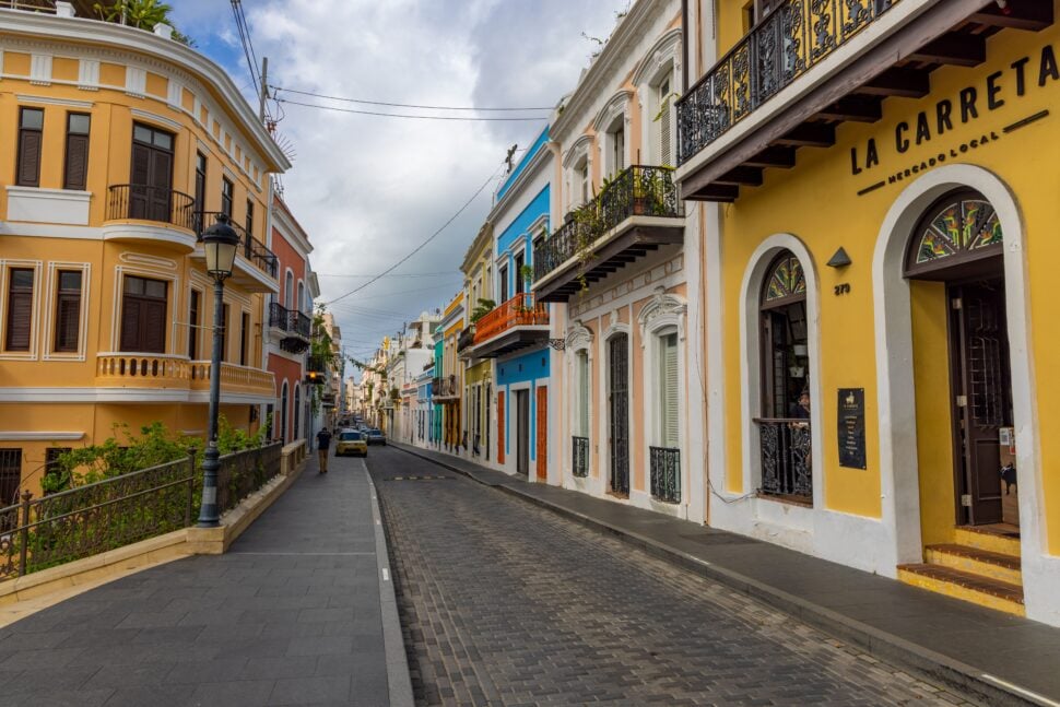 colonial buildings in Old San Juan