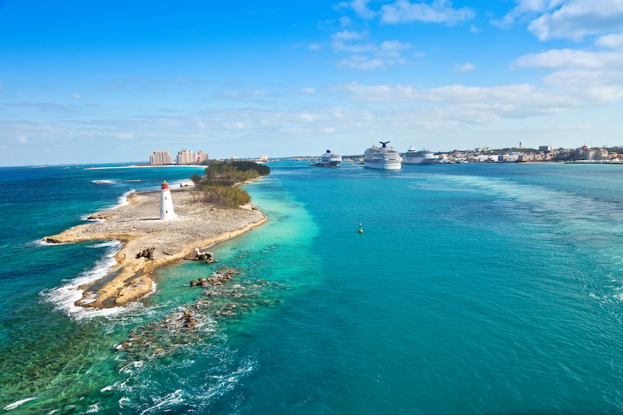 aerial view of Nassau