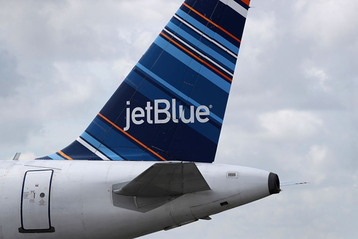 tail wing of Jet Blue aircraft - JetBlue Adding New Flights