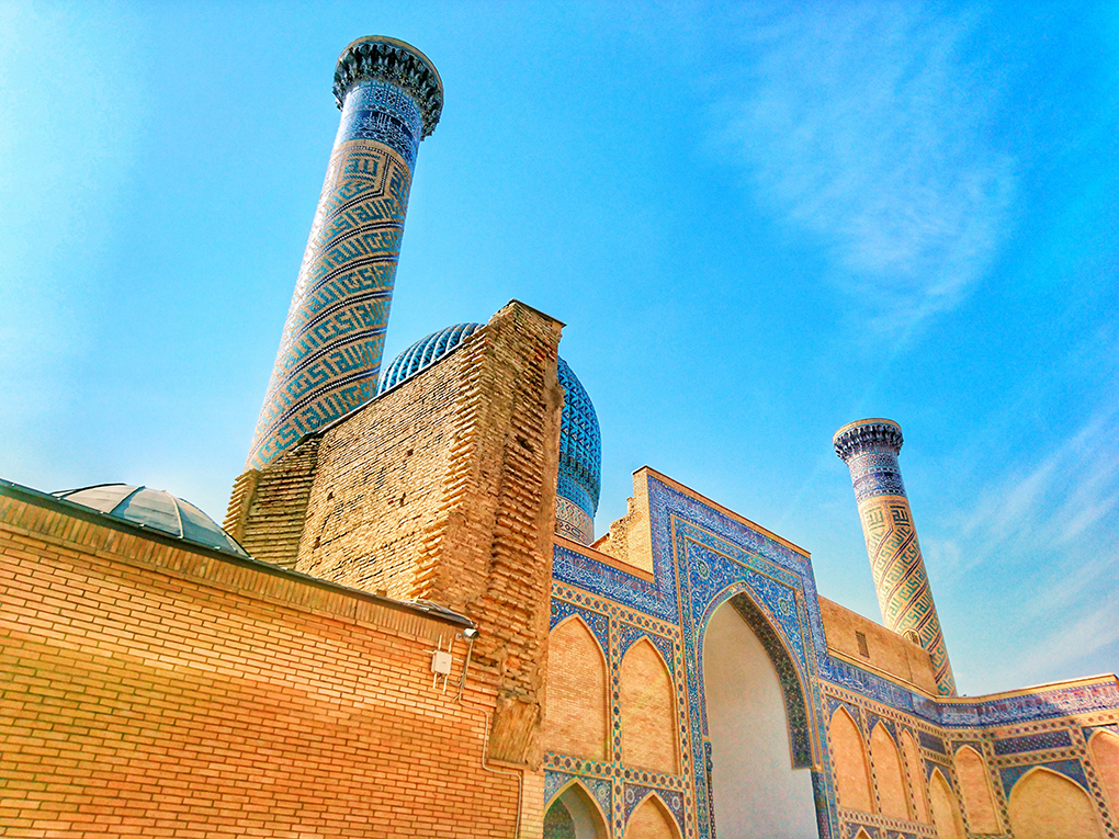 Bibi-Khanym Mosque in Samarkand, Uzbekistan.