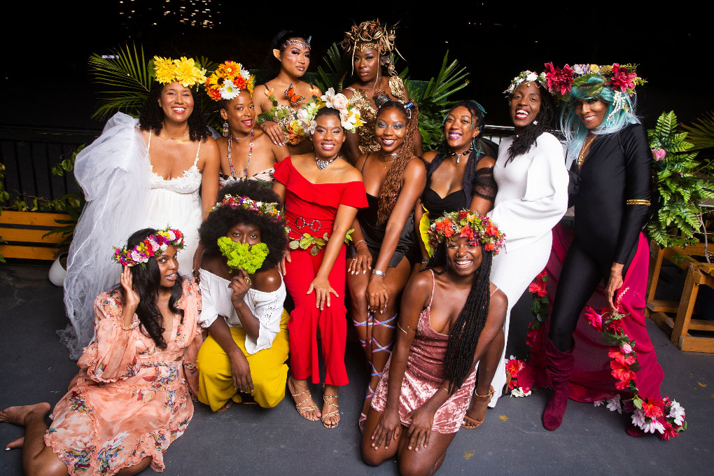 Cosplayers at Black Fae Day dinner in Hawaii.