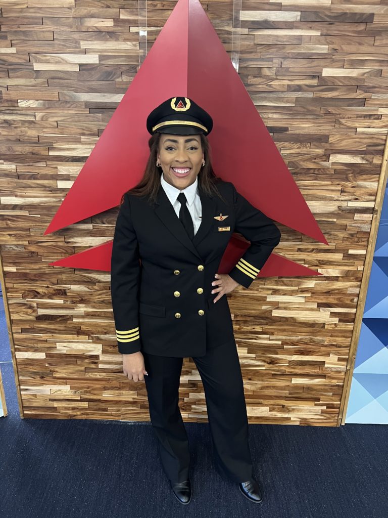 Anya Kearns. Black. Female. Pilot. Giving Back.