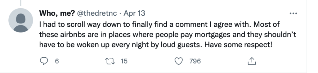 Airbnb Noise Debate