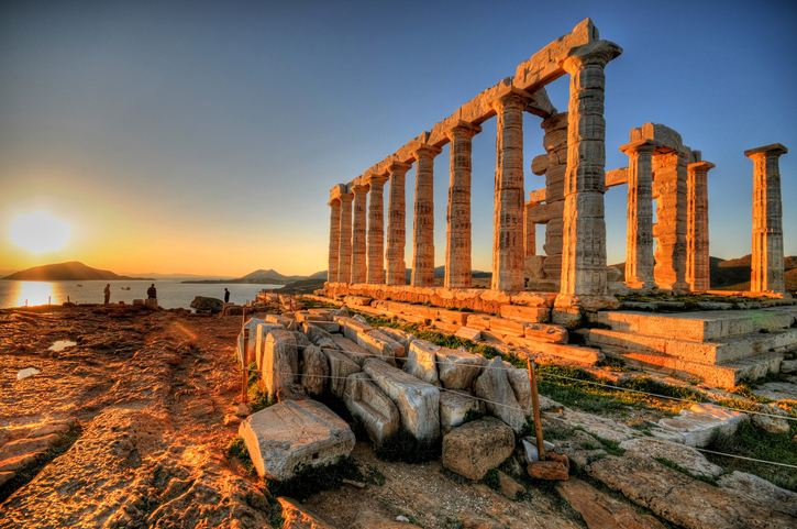 ruins in Greece