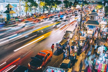 city view of bangkok thailand