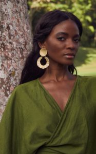 We Dream In Colour Bambou Brass Earrings