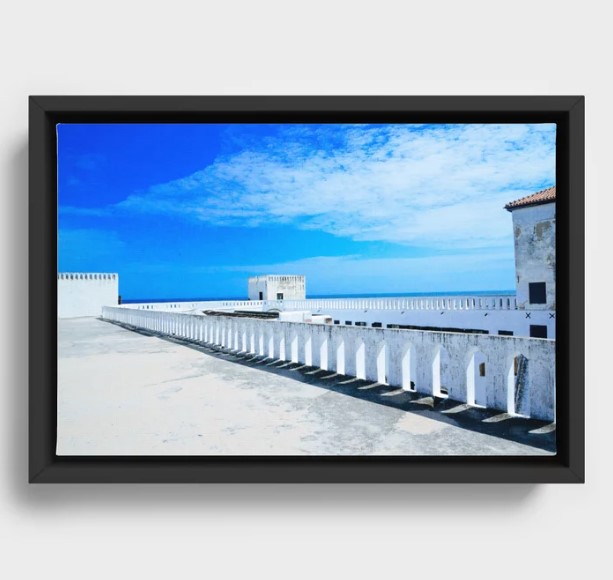 Elmina, Ghana Framed Canvas