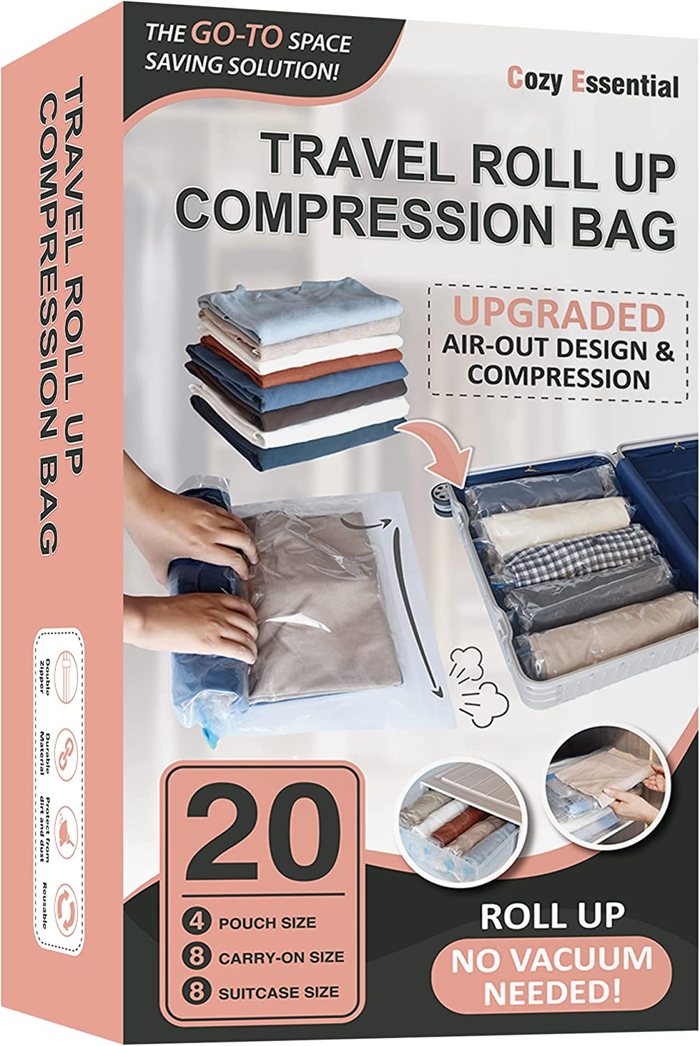 20 Travel Compression Bags