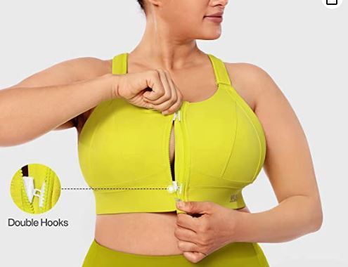 VFUS Zip Front Sports Bra