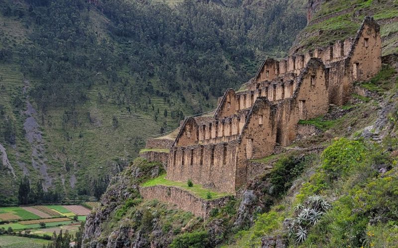 Pinkuylluna Mountain in the Sacred Valley of Peru