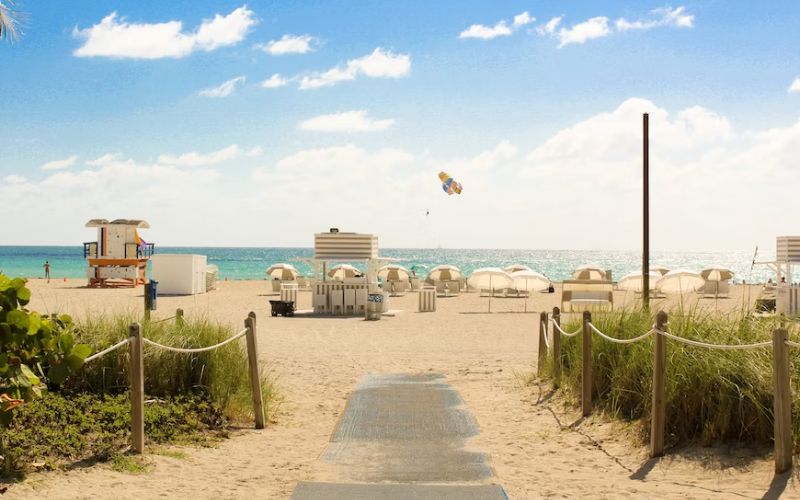 Miami Beach during the day - named one of the best party cities in the U.S.