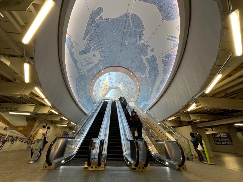 Inside view of Penn Station - is rail the fastest way to get to JFK from Manhattan