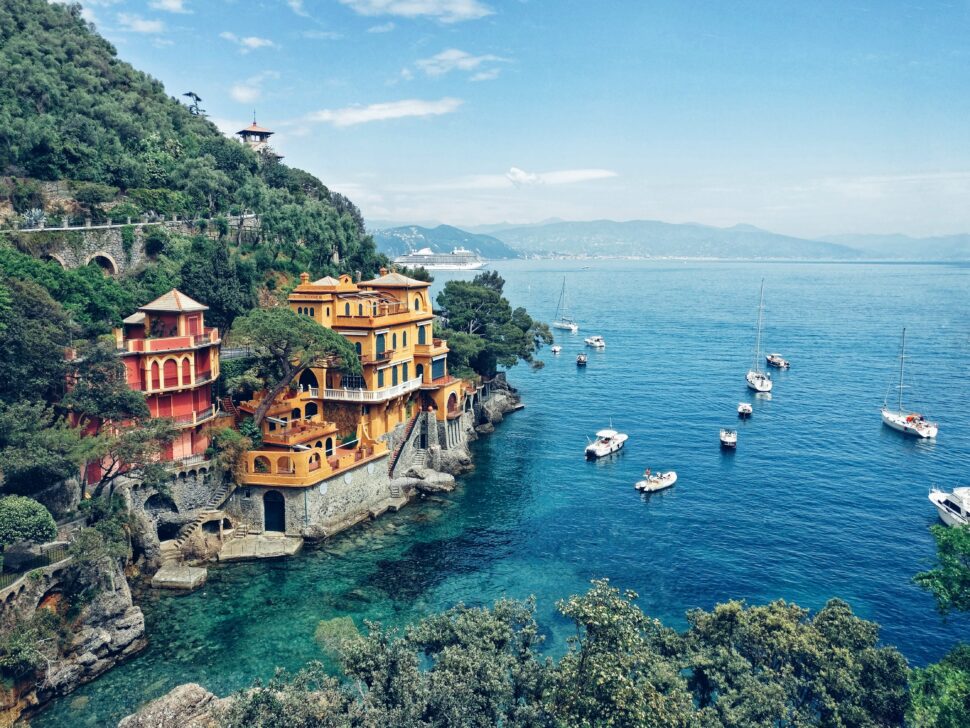 Portofino Cliff Homes Overlooking the Sea