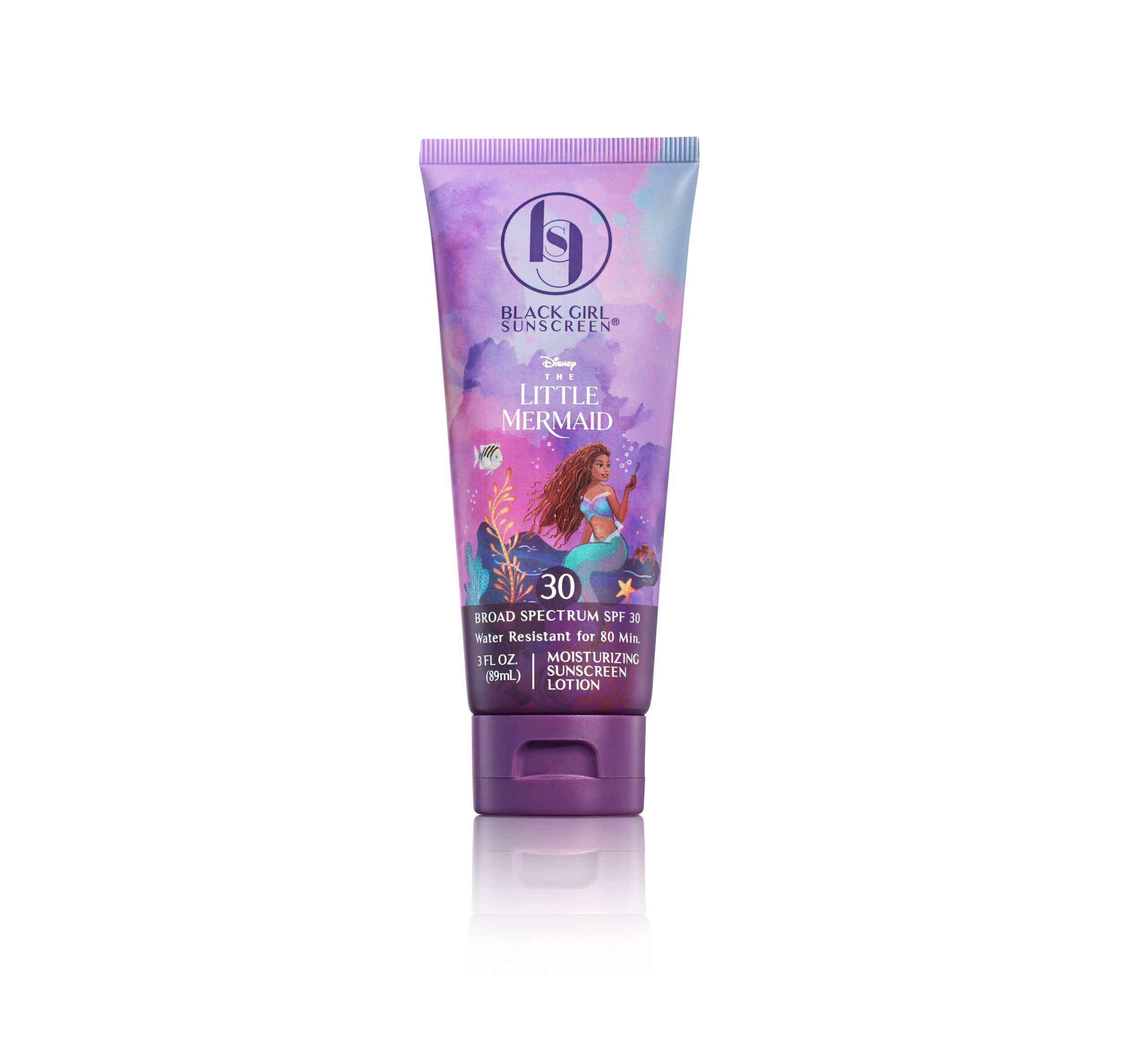 Black Girl Sunscreen Little Mermaid SPF30