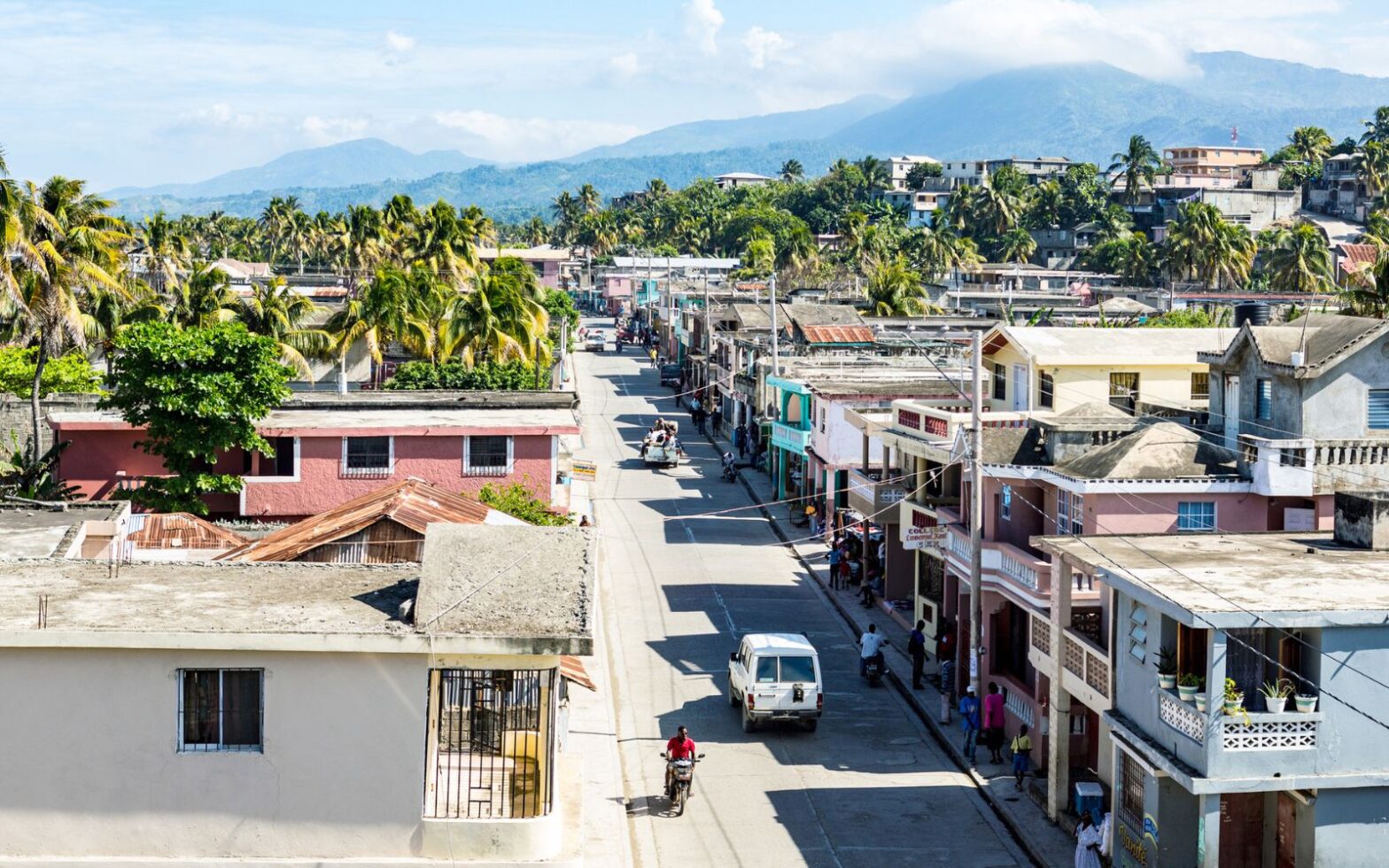 aerial view of Haiti - FBI issues travel warning for Haiti