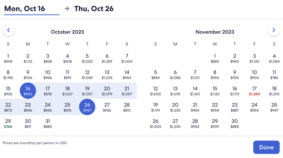 TN X Expedia Flight Deal Prices