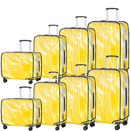 Clear Luggage Cover Variety Pack For Suitcase