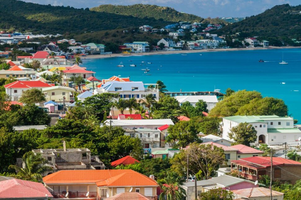 coastal view of St. Martin