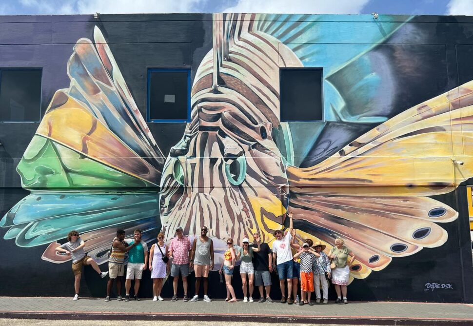 mural in Aruba