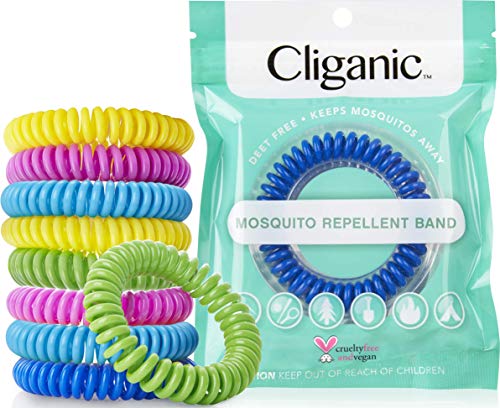 Cliganic 10 Pack Mosquito Repellent Bracelets