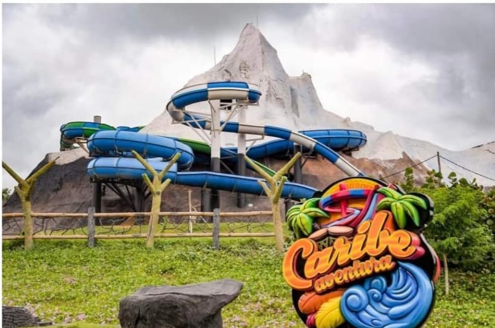 Caribe Aventura theme park water slide