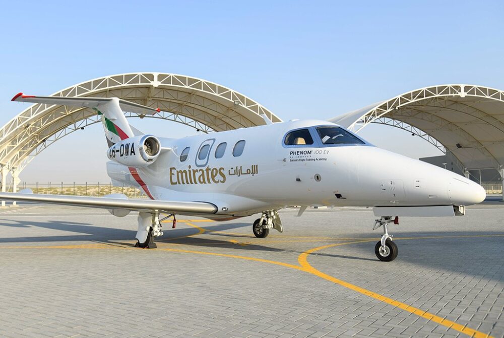 Emirates private jet photo rendering