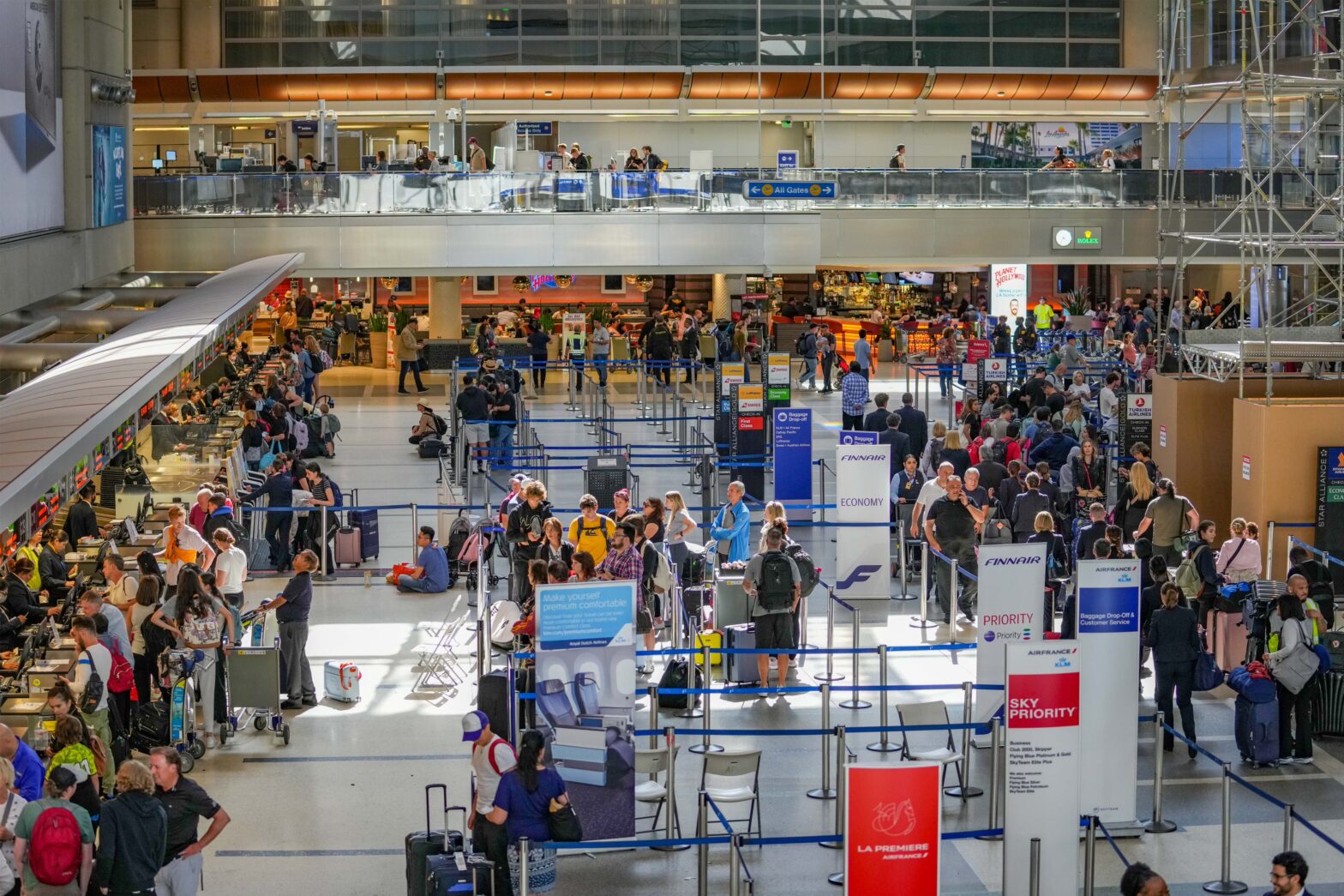 busy airport