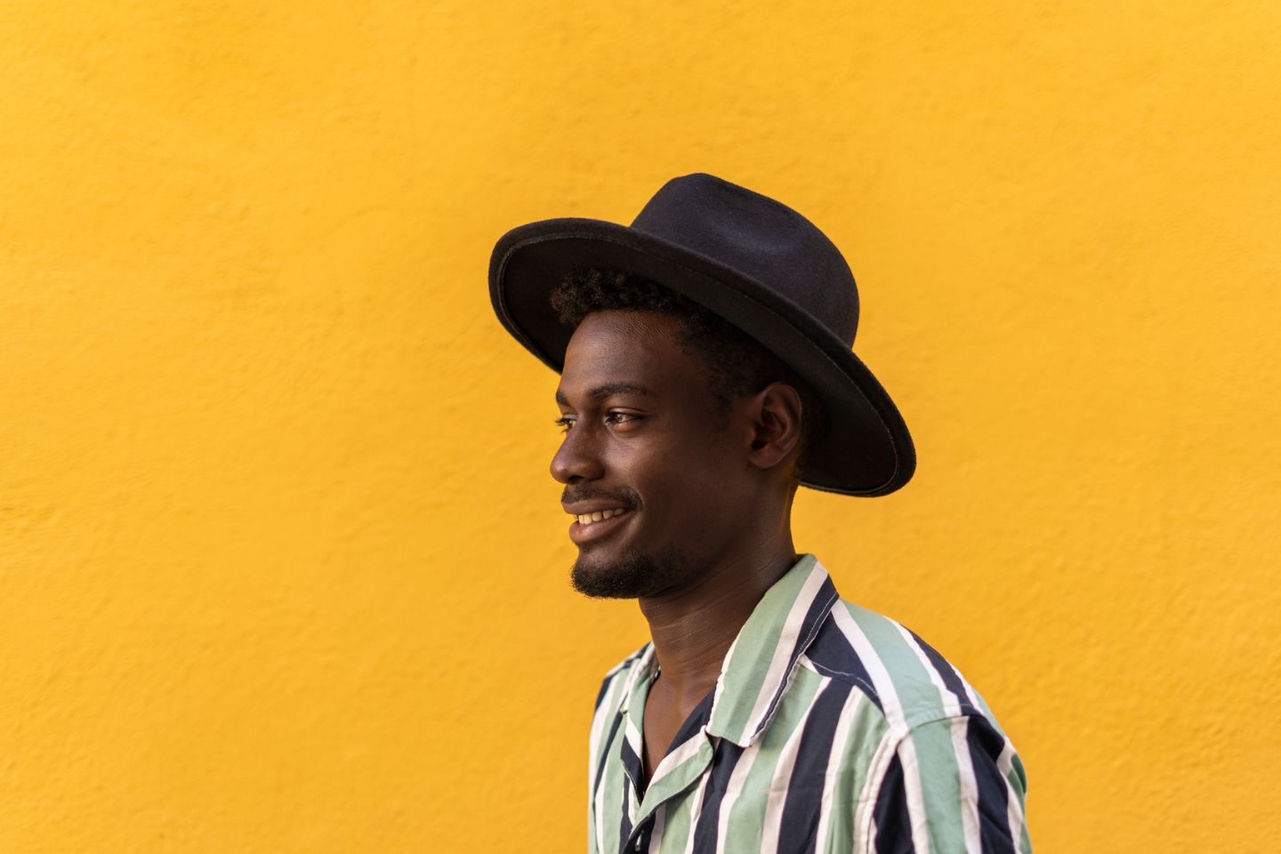 stylish man posing in photo