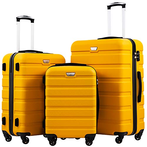 COOLIFE Luggage 3 Piece Set Suitcase