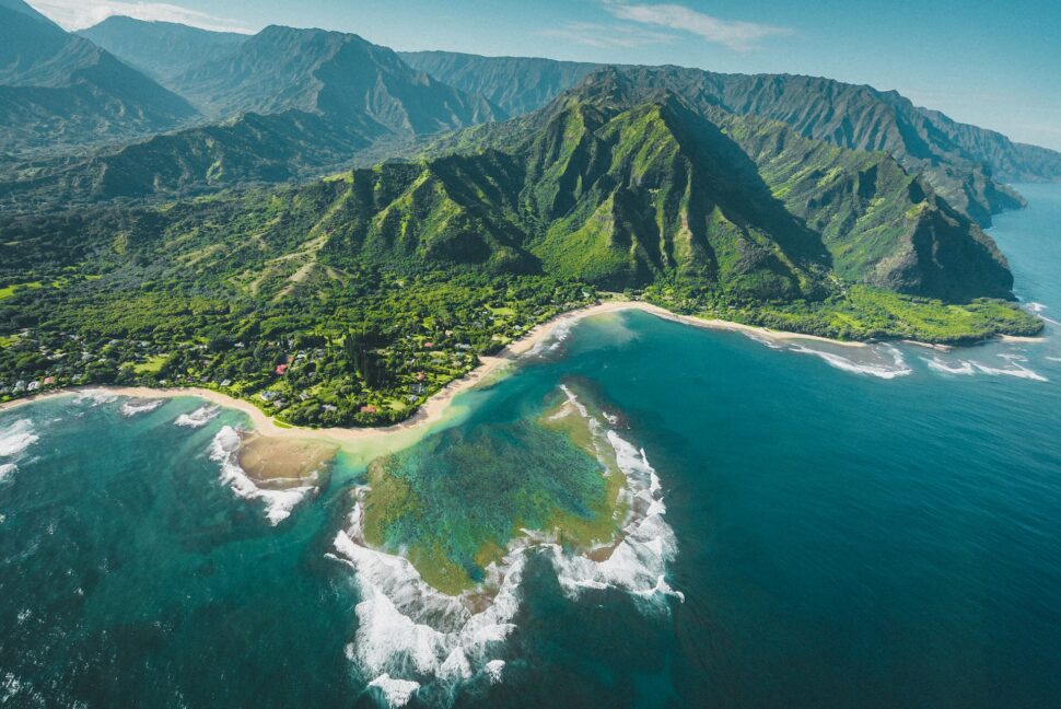 Kauai, Hawaii where the first Jurassic Park was filmed.