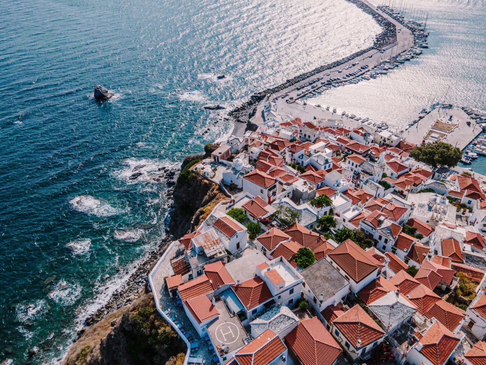 Skopelos Island, where Mamma Mia was filmed