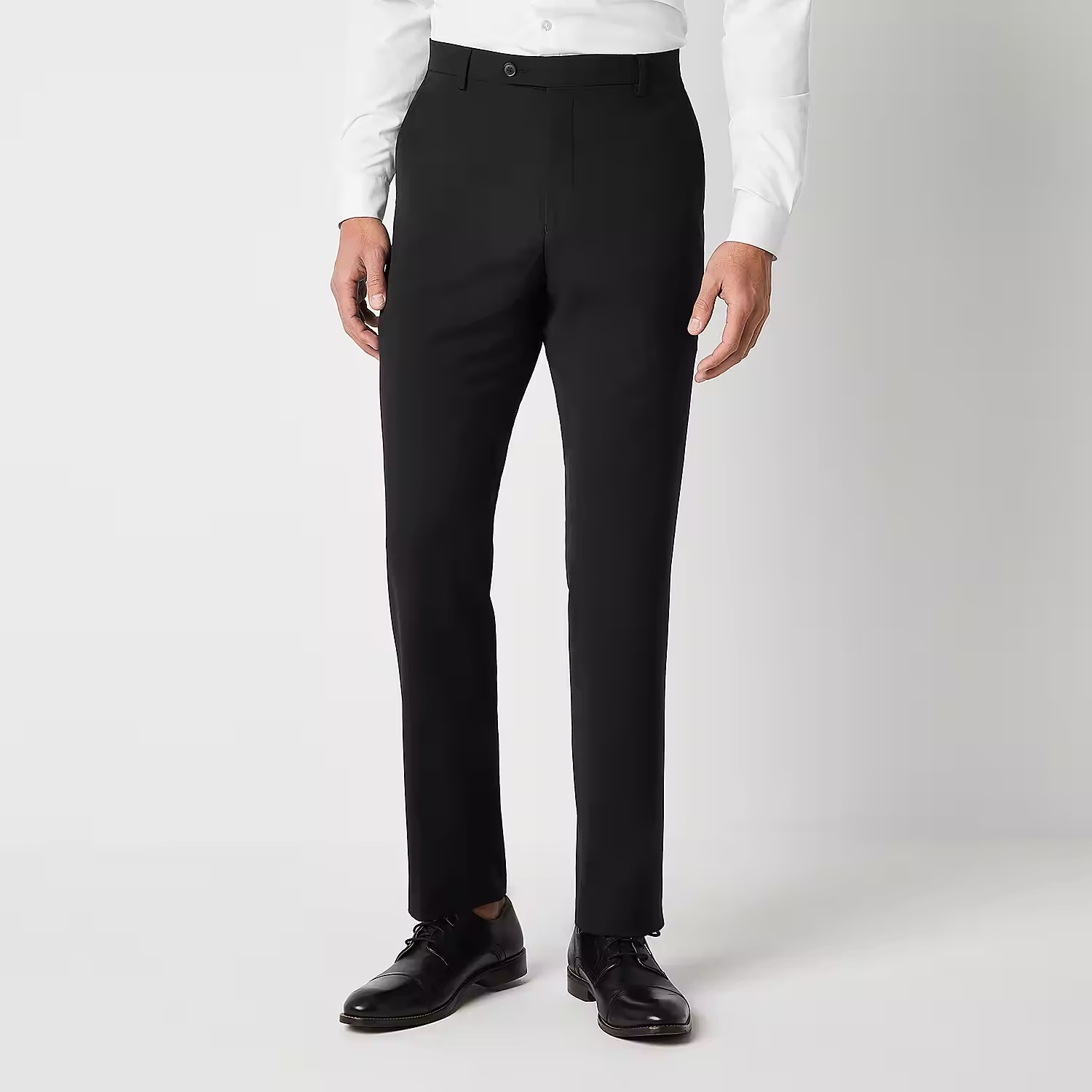 Mens Windowpane Classic Fit Suit Pants