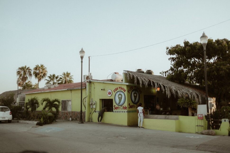 building in Todos Santos, Mexico