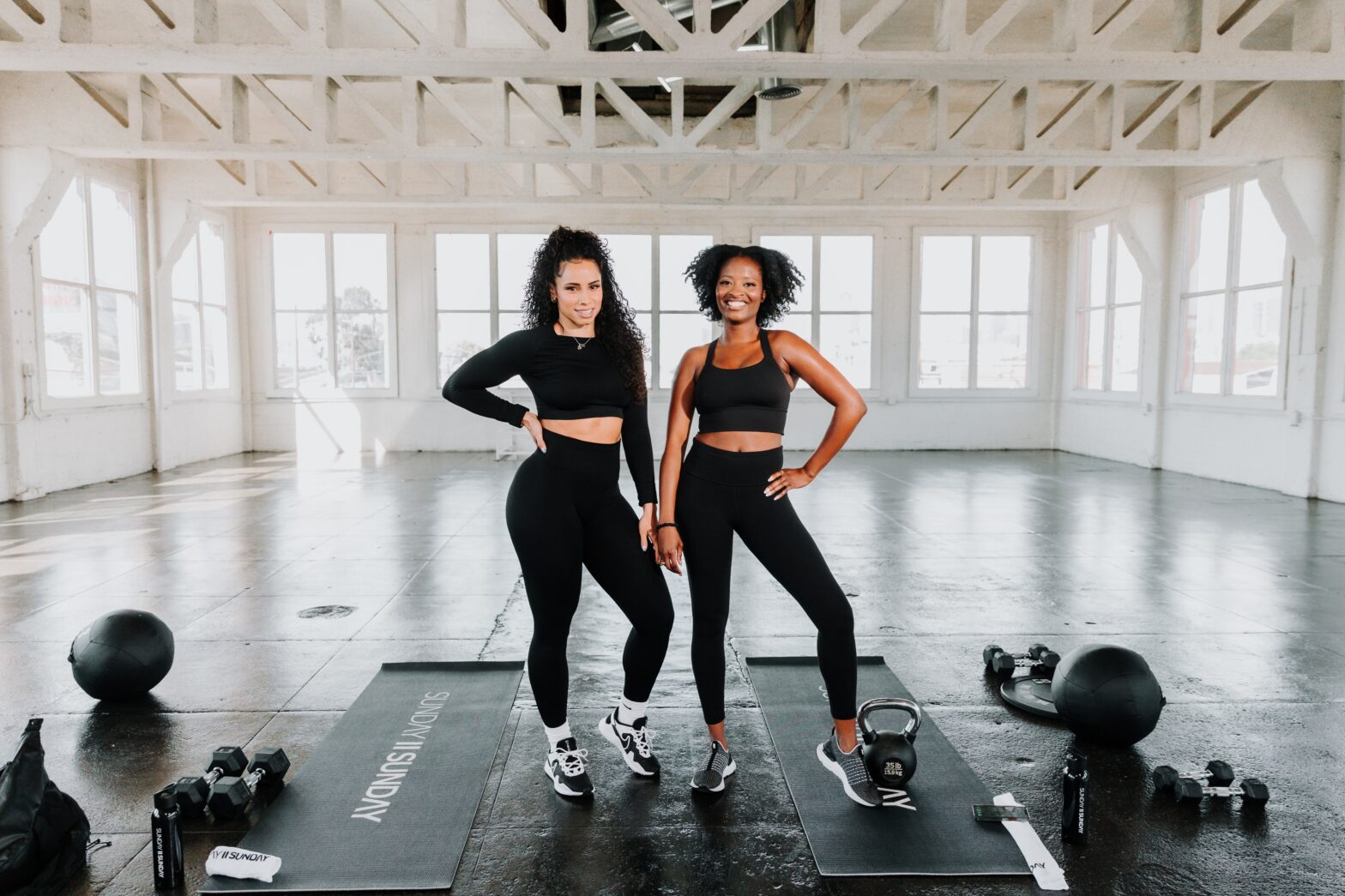 Black Women in Travel Fitness Gear