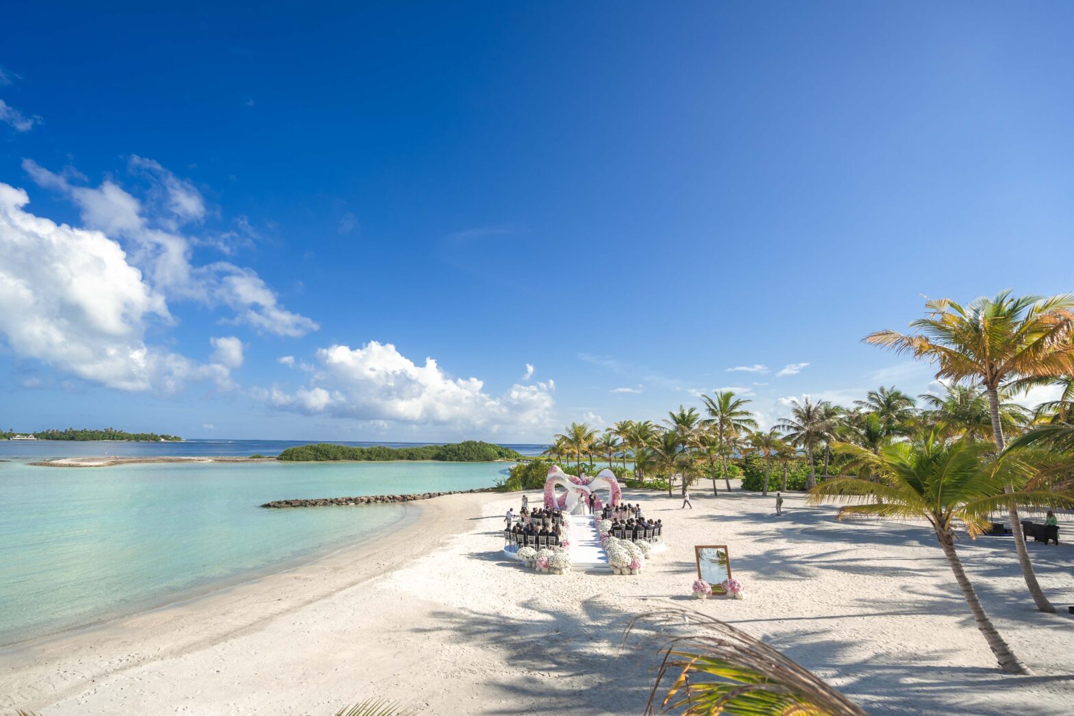 Check out the best Airbnb venues worldwide to have your wedding at in 2023. Pictured: the beachfront