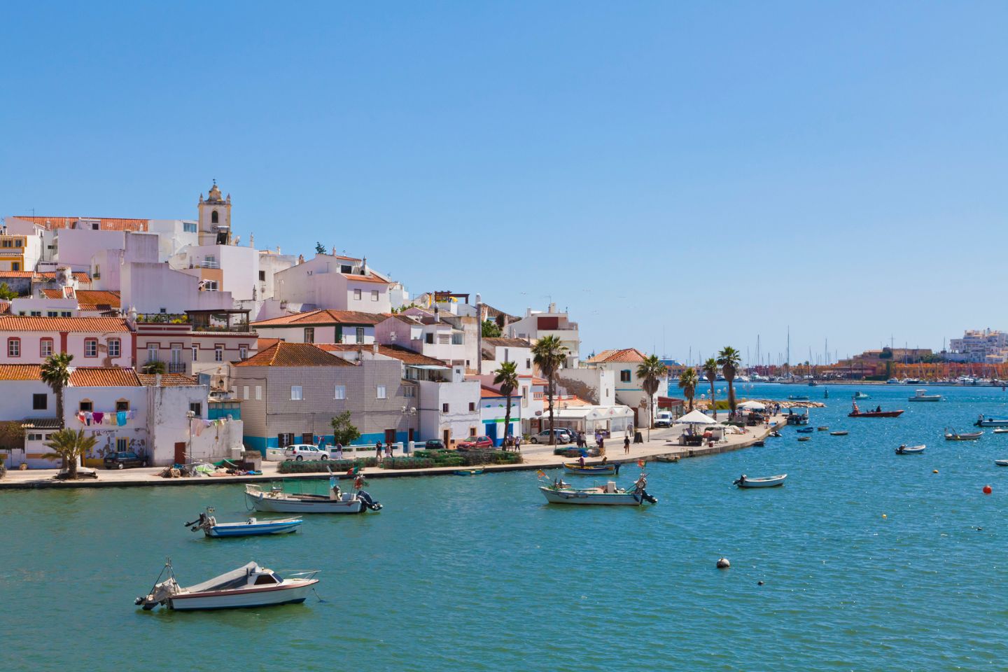 fishing boats in Portimao, Portugal