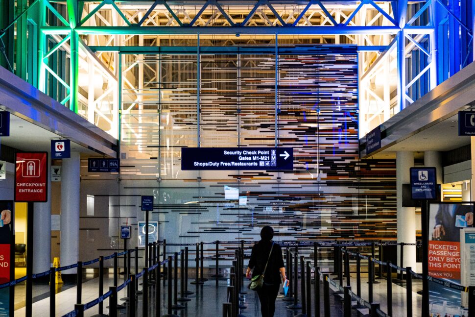 TSA PreCheck and CLEAR are other options for travelers trying not to wait in long lines at the airport. Pictured: the ticketing area at an airport.