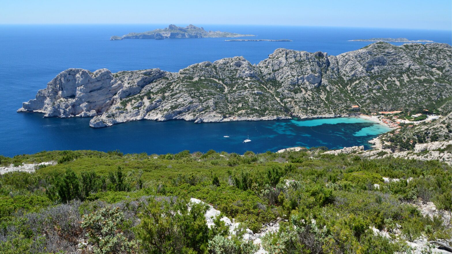 Calanque de Sormiou landscape