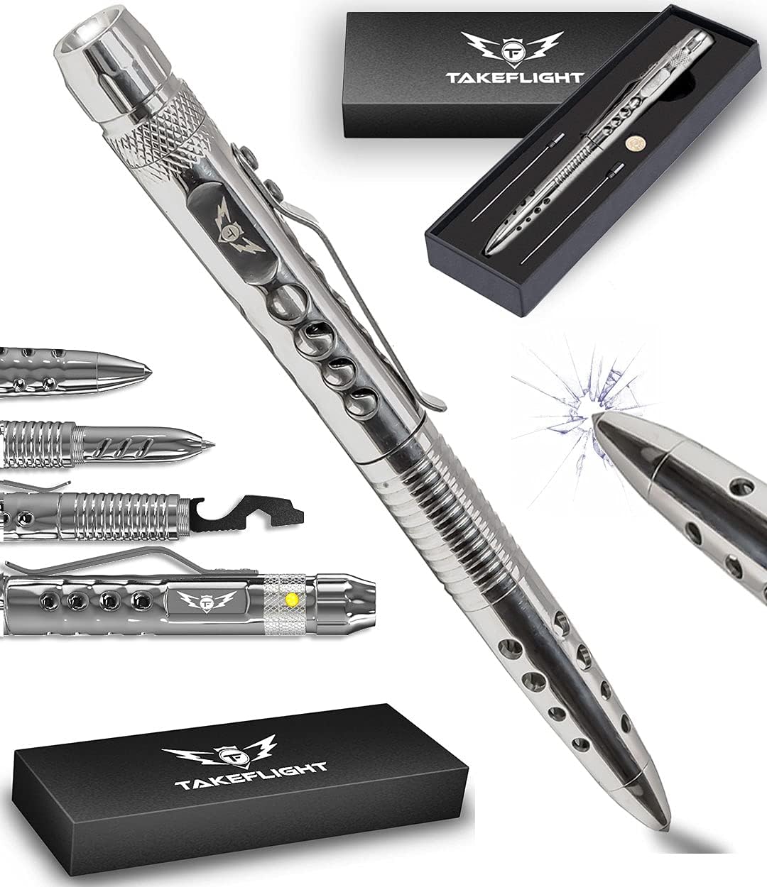 TF TAKEFLIGHT Tactical Self Defense Pen