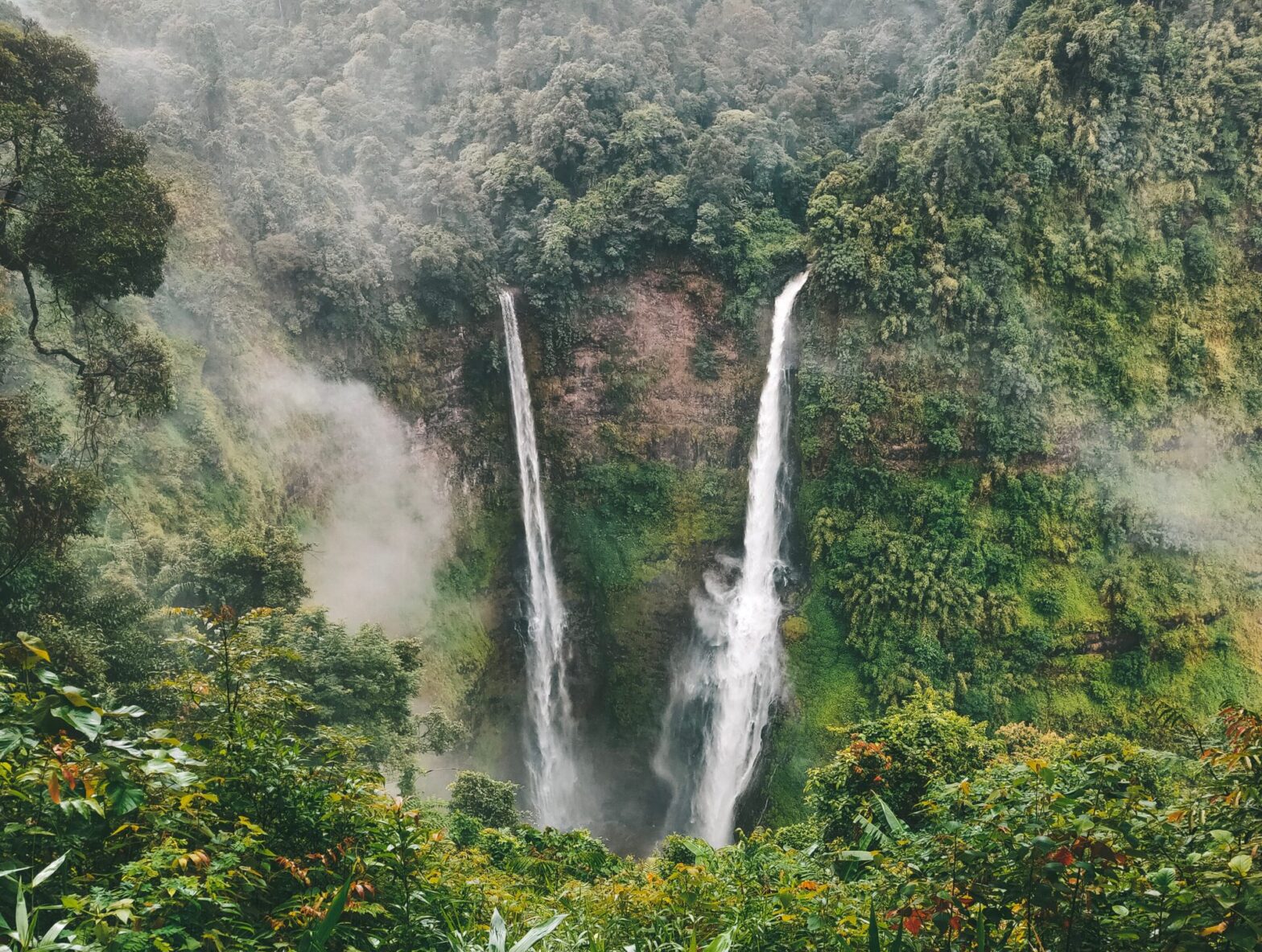 Bolaven Plateau waterfall in Laos